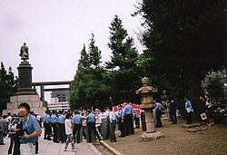 靖國神社爭議: 政治争议, 法律爭議：憲法政教分離原則, 法律爭議：英靈合祀