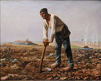 L'Homme à la houe, 1860.