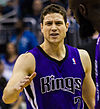 Jimmer Fredette speelt voor de Sacramento Kings in 2013