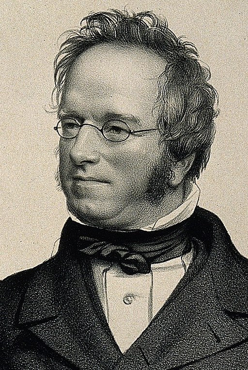 John Edward Gray. Lithograph by T. H. Maguire, 1851. Wellcome V0002381 (bust crop)