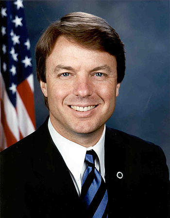 John Edwards official Senate photo portrait.