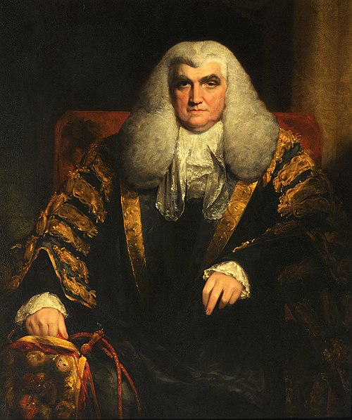John Scott (1751–1838), afterwards 1st Earl of Eldon, Younger Brother of Lord Stowell, Fellow (1767), Lord High Chancellor of England (1801–1806) by W