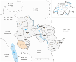 Sarmenstorf – Mappa