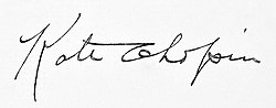 Kate Chopins signatur
