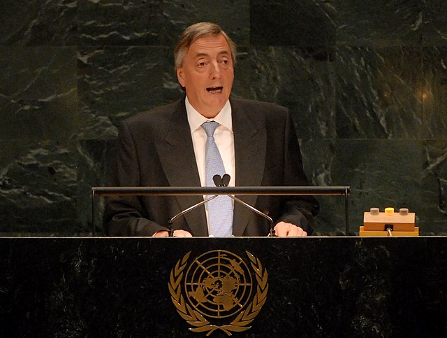 Néstor Kirchner, first Secretary General of UNASUR