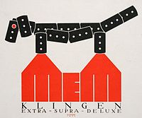 "MEM" (M. E. Mayer, Vienna) razor blades (1922)