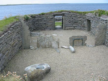 The oldest standing house in Northern Europe is at Knap of Howar, dating from 3500 BC.