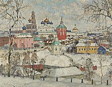 Konstantin Gorbatov - View of the Trinity Monastery.jpg