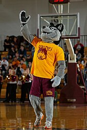 LU Wolf at a Loyola Men's basketball game LU Wolf.jpg