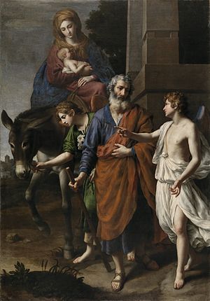 The flight into Egypt