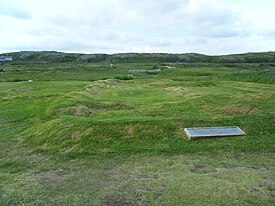 Norse foundations at L'Anse aux Meadows, Vinland LanseAuxMeadows LargeBuilding.JPG