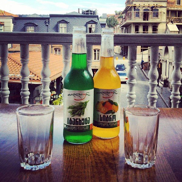 File:Lemonade bottles in a Tbilisi cafe.jpg