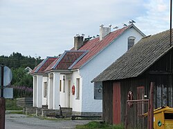 The harbour building in Leppneeme.