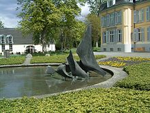 Fontaine monumentale à Leverkusen.