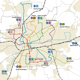 Illustrativt billede af artiklen Offentlig transport i Rennes bymæssige