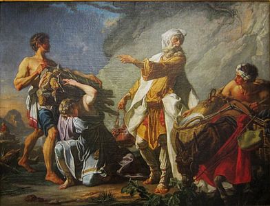 Le Sacrifice d'Abraham, palais des beaux-arts de Lille.