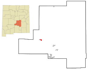 Poziția localității Carrizozo, New Mexico