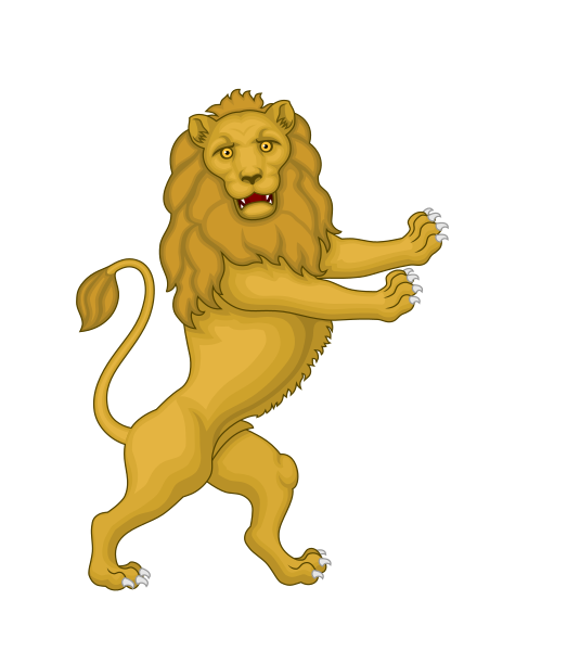 File:Lion heradic Supporter.svg