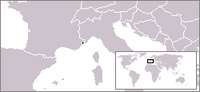 Locatie van Principauté de Monaco