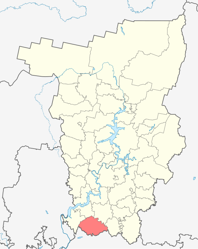 Куединский районКуединский муниципальный округ на карте