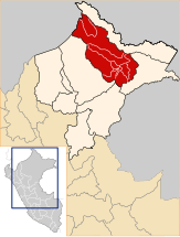 Localizzazione della provincia Maynas a Loreto.svg