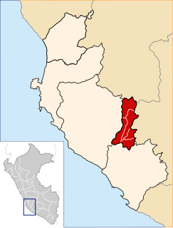 <span class="mw-page-title-main">Palpa Province</span> Province in Ica, Peru