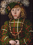 Lucas Cranach l'Ancien - Portrait de Jean-Frédéric de Saxe (1509)
