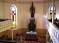 Inside the Lutheran Church in Pápa, Hungary A pápai evangélikus templom belső tere