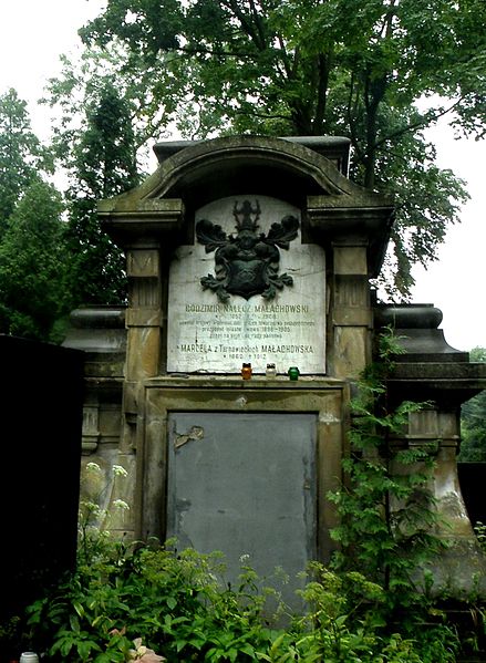 File:Lwów - Cmentarz Łyczakowski - Tomb of Godzimir and Marcela Małachowski.jpg