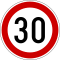 Maximum speed 30 km