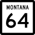 Montana Highway 64 işaretçisi