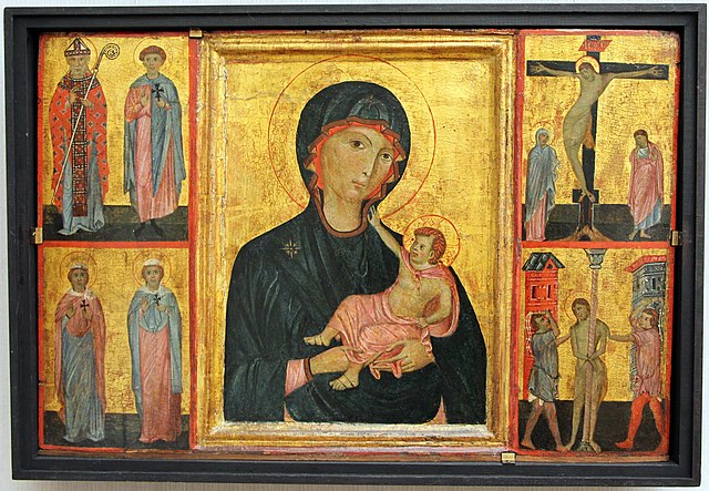 Late 13th-century triptych, probably by Grifo di Tancredi