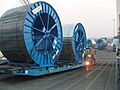 Cable reels transport