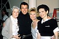 Making of ILLUSION INFINITY, director Roger Steinmann with Lilyan Chauvin, left, Dee Wallace, center, and Theresa Saldana.jpg