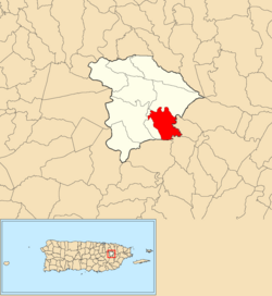 Mamey, Gurabo, Puerto Rico locator map.png