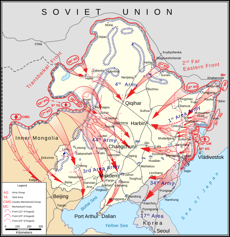 Soviet invasion of Manchuria - Wikipedia