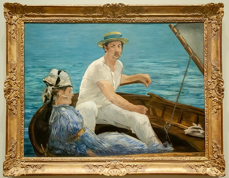 File:Manet - Boating - with frame.jpg