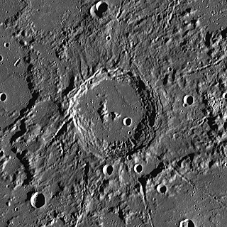 <span class="mw-page-title-main">Mansur (crater)</span> Crater on Mercury