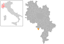 Localisation de Coazzolo
