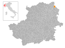 Localisation de Chiaverano