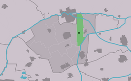 Kaart van Wouterswoude