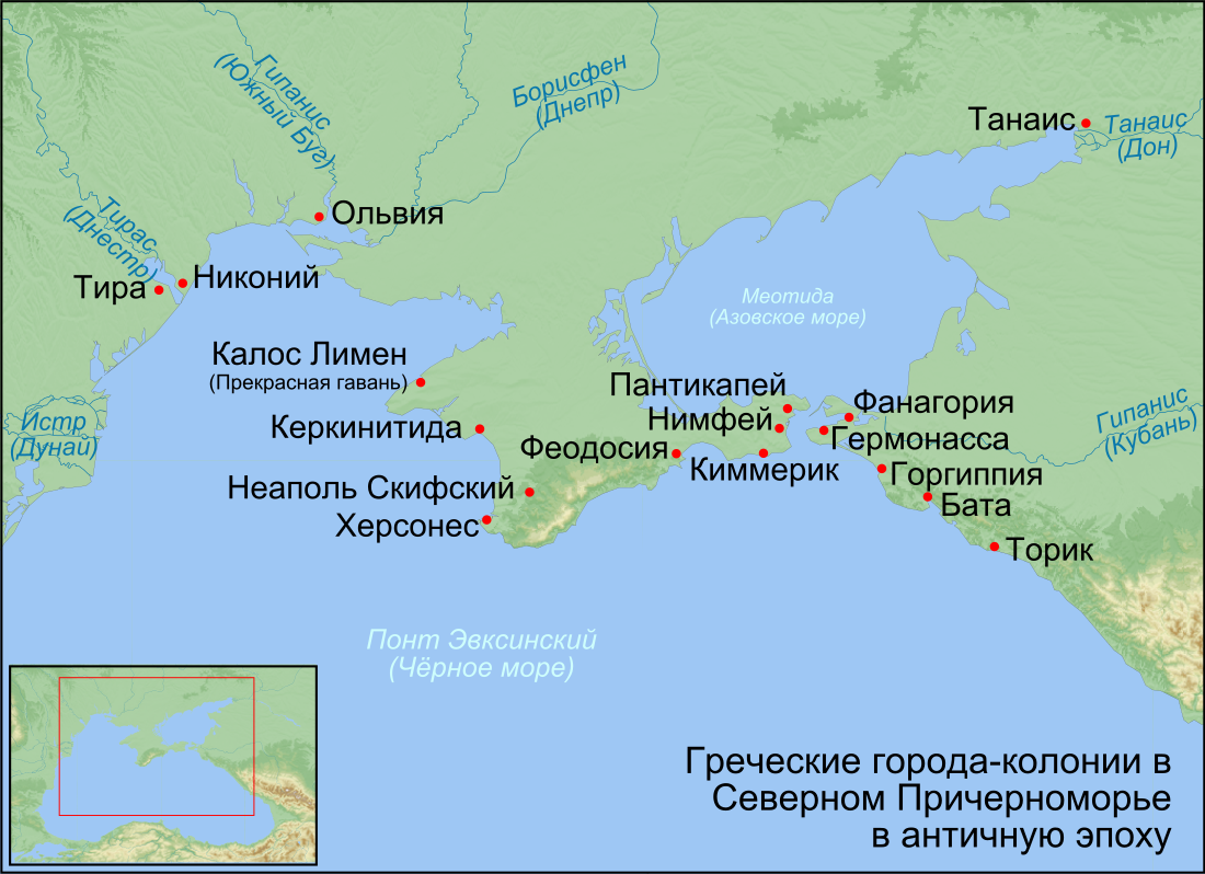 File:Map ancient Greek colonies in northern Black Sea-ru.svg