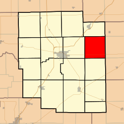Map highlighting Oran Township, Logan County, Illinois.svg