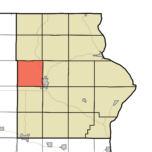 File:Map highlighting Union Prairie Township, Allamakee County, Iowa.svg