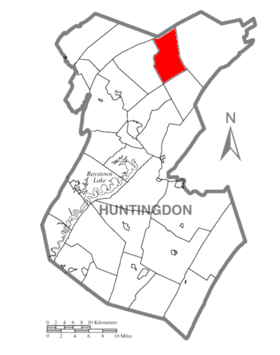 Locatie van Barree Township