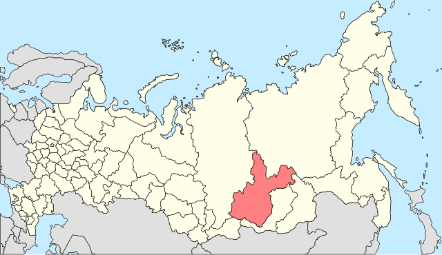 Map of Russia - Irkutsk Oblast (2008-03).svg