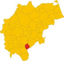 Localisation de Bolognola