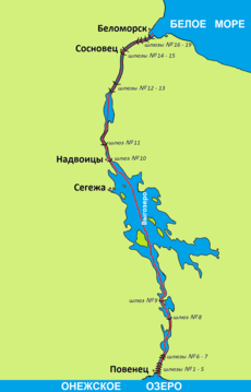 Map of the White Sea-Baltic Canal.png
