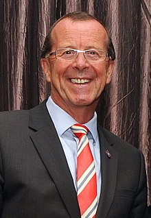 Kobler at a meeting US Secretary, John Kerry Martin Kobler 2014 (cropped).jpg