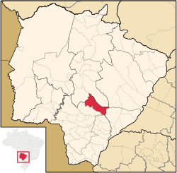 Location in Mato Grosso do Sul  state